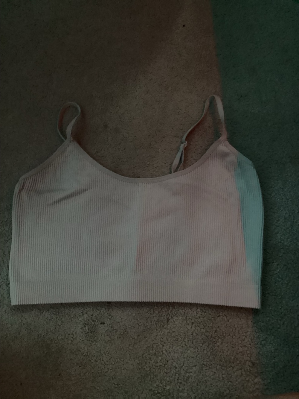 Baby blue crop top
